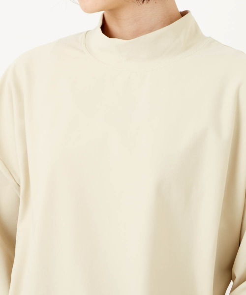 Ocean Pacific(オーシャンパシフィック)の「【OP / オーピー】レディース水陸両用UVケアウェア/モックネック長袖ラッシュガードタイプロンT(Tシャツ/カットソー・レディース・ホワイト/ベージュ/ミント・LARGE/MEDIUM)」の20枚目の写真