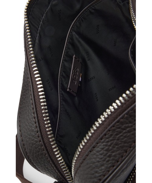 レポーターバッグ イタリアンレザー エンボスロゴ（ショルダーバッグ