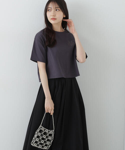 PROPORTION BODY DRESSING（プロポーションボディドレッシング）の「ギャザーフレアースカート / 1215120501（スカート・レディース・ブラック/ホワイト/カーキ・SMALL/MEDIUM）」の11枚目の写真