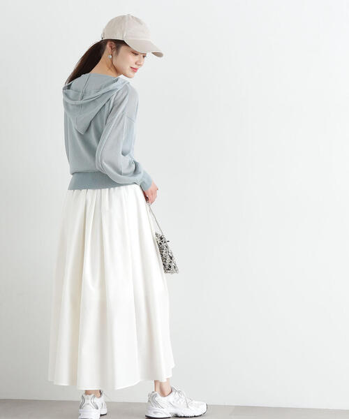 PROPORTION BODY DRESSING（プロポーションボディドレッシング）の「ギャザーフレアースカート / 1215120501（スカート・レディース・ブラック/ホワイト/カーキ・SMALL/MEDIUM）」の18枚目の写真