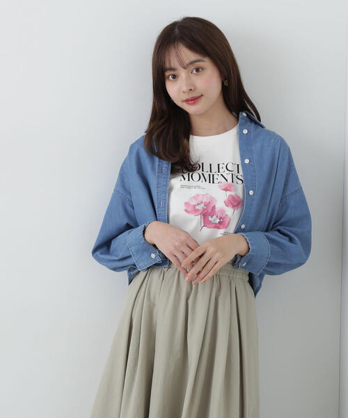 PROPORTION BODY DRESSING（プロポーションボディドレッシング）の「ギャザーフレアースカート / 1215120501（スカート・レディース・ブラック/ホワイト/カーキ・SMALL/MEDIUM）」の4枚目の写真