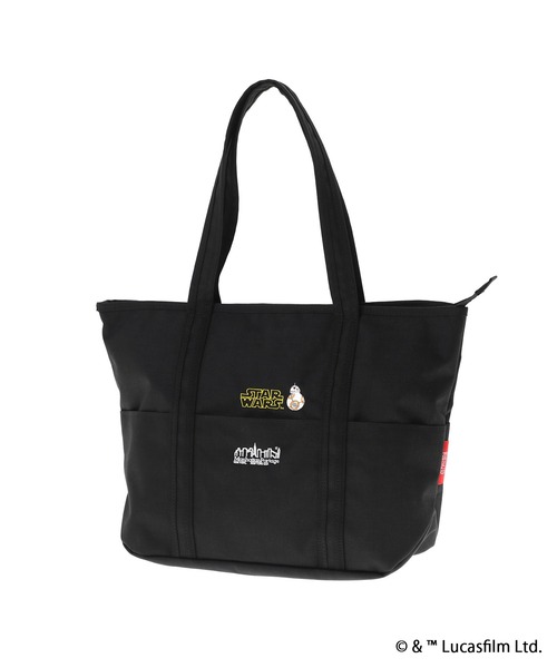 Star Wars トートバッグ 黒 プリント柄 STAR WARS スター・ウォーズ ダークインクスティック トート