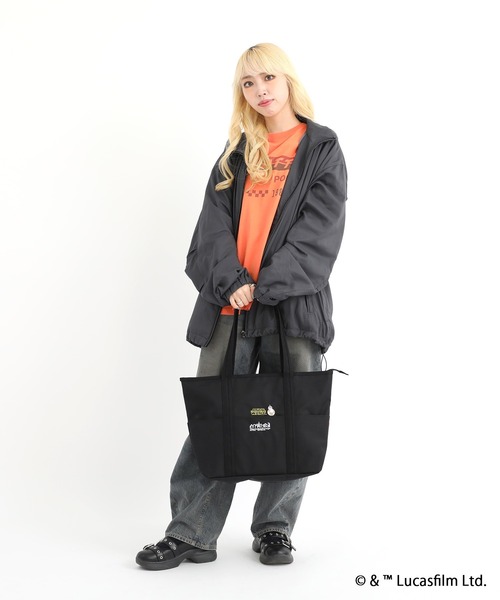 Manhattan Portage(マンハッタンポーテージ)の「TOMPKINS TOTE BAG (MD) 2025/STAR WARS(トートバッグ・メンズ・ブラック・MEDIUM)」の3枚目の写真