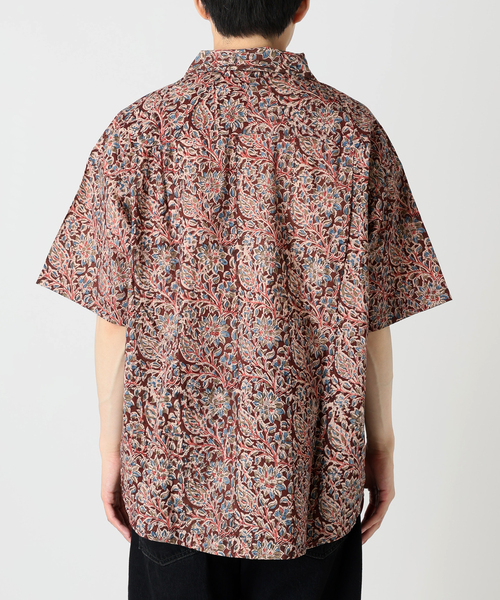 JOURNAL STANDARD relume(ジャーナルスタンダード レリューム)の「bunai 別注 KALAMKARI プリント 半袖シャツ(シャツ/ブラウス・メンズ・マスタード/ボルドー/ブラック/アイボリー・MEDIUM/LARGE)」の11枚目の写真