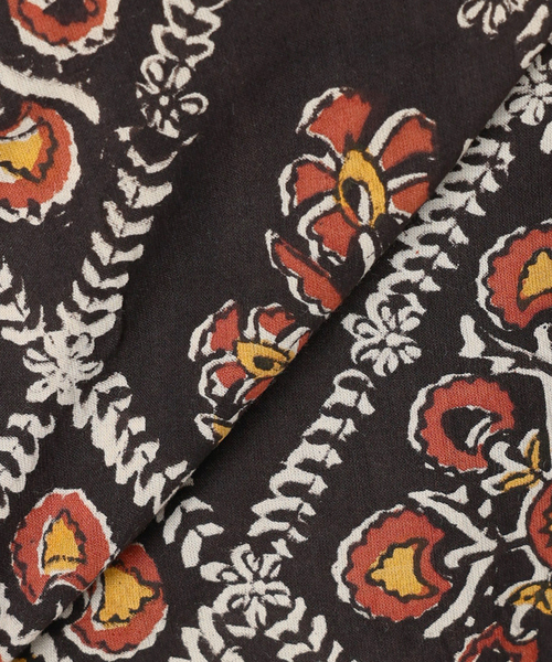 JOURNAL STANDARD relume(ジャーナルスタンダード レリューム)の「bunai 別注 KALAMKARI プリント 半袖シャツ(シャツ/ブラウス・メンズ・マスタード/ボルドー/ブラック/アイボリー・MEDIUM/LARGE)」の13枚目の写真