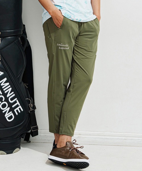 1minute 1second（ワンミニットワンセカンド）の「mp13518-6 Pocket embroidery easy pants (cool fabric) イージーパンツ（その他パンツ・メンズ・カーキ系/ブラック×ホワイト・S/M/L/XL）」の17枚目の写真