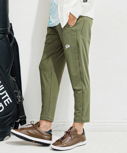 1minute 1second（ワンミニットワンセカンド）の「mp13518-6 Pocket embroidery easy pants (cool fabric) イージーパンツ（その他パンツ・メンズ・カーキ系/ブラック×ホワイト・S/M/L/XL）」の18枚目の写真