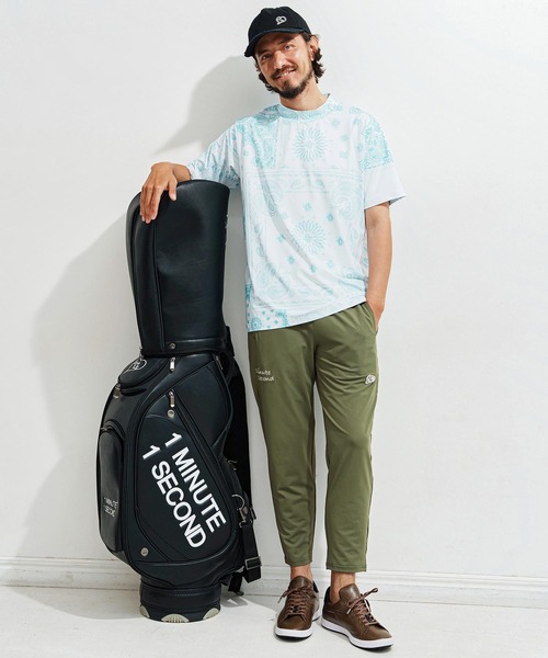 1minute 1second（ワンミニットワンセカンド）の「mp13518-6 Pocket embroidery easy pants (cool fabric) イージーパンツ（その他パンツ・メンズ・カーキ系/ブラック×ホワイト・S/M/L/XL）」の20枚目の写真
