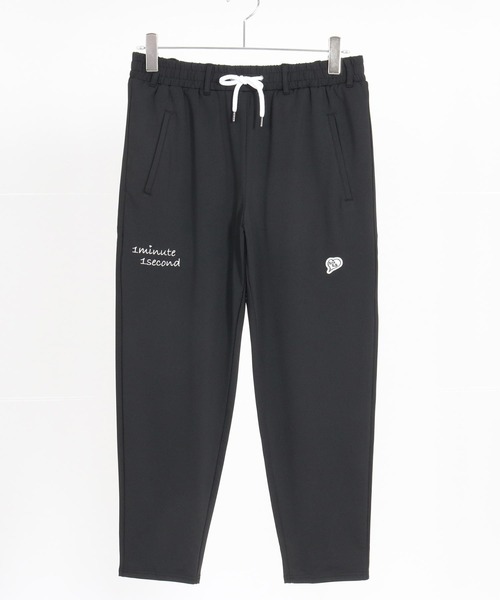 1minute 1second（ワンミニットワンセカンド）の「mp13518-6 Pocket embroidery easy pants (cool fabric) イージーパンツ（その他パンツ・メンズ・カーキ系/ブラック×ホワイト・S/M/L/XL）」の3枚目の写真