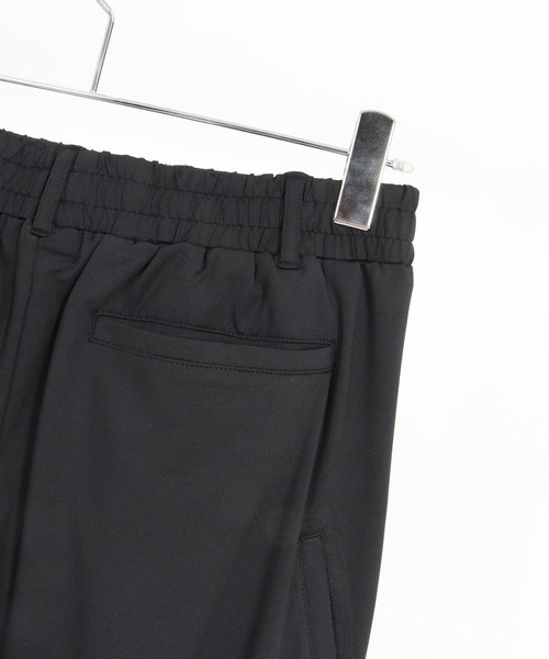 1minute 1second（ワンミニットワンセカンド）の「mp13518-6 Pocket embroidery easy pants (cool fabric) イージーパンツ（その他パンツ・メンズ・カーキ系/ブラック×ホワイト・S/M/L/XL）」の10枚目の写真
