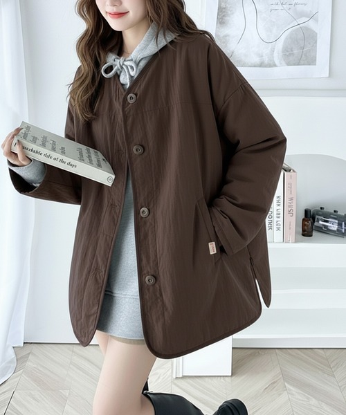 セール】《JaVaジャバコラボ》1枚で今っぽい抜け感アウター。ノー