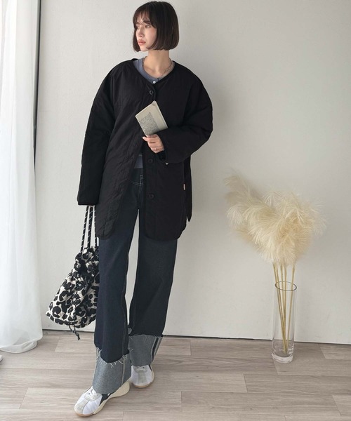 【極美品】PASSIONE ゆったりワイドVネックノーカラージャケット ブラック 楽天市場】ノーカラーフレアペプラムジャケット [K1348] レディース 20