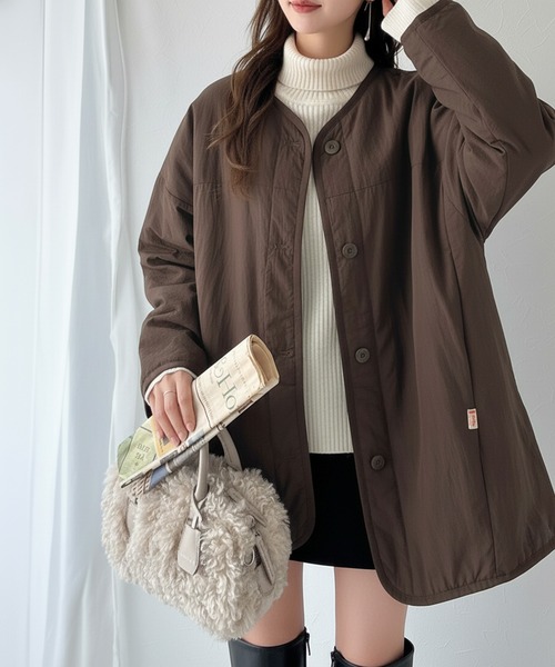 セール】《JaVaジャバコラボ》1枚で今っぽい抜け感アウター。ノー