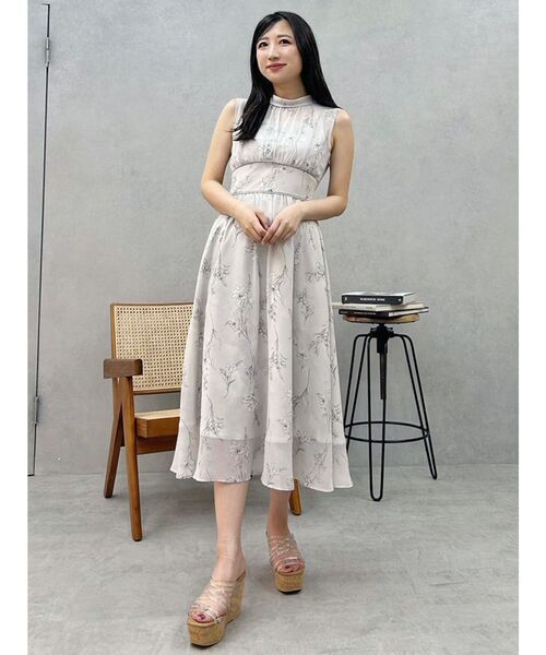 MERCURYDUO(マーキュリーデュオ)の「【追加生産】花柄バックレースアップワンピース(ワンピース・レディース・ライトグレー/ライトブルー・SMALL/MEDIUM/X-SMALL)」の16枚目の写真