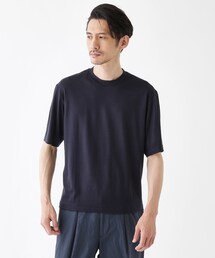 【THE FLAGSHIP】メリノウール天竺Tシャツ
