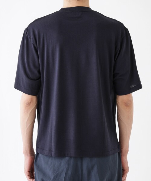 TAKEO KIKUCHI(タケオキクチ)の「【THE FLAGSHIP】メリノウール天竺Tシャツ(Tシャツ/カットソー・メンズ・ネイビー/ブラウン系その他/ブラック系2/ブラウン系その他4・04/03/02/01)」の8枚目の写真
