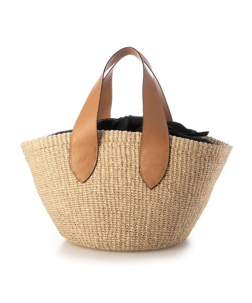 Mode et Jacomo（モードエジャコモ）の「【POMTATA】バッグ（トートバッグ・レディース・グレー/ブラウン・FREE）」の2枚目の写真