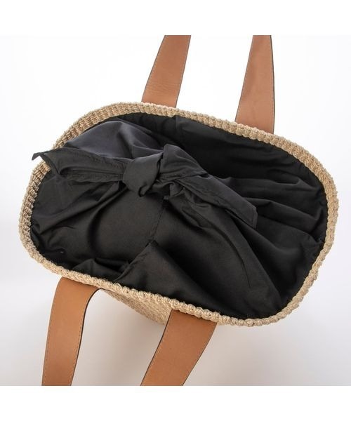 Mode et Jacomo（モードエジャコモ）の「【POMTATA】バッグ（トートバッグ・レディース・グレー/ブラウン・FREE）」の5枚目の写真