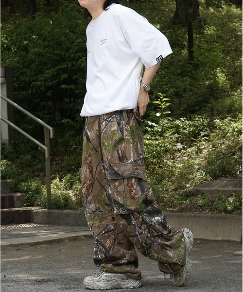 INHABITANT（インハビタント）の「25SS【INHABITANT】ビッグシルエット フロントプリント 切替 半袖ドロストTシャツ カットソー ユニセックス（Tシャツ/カットソー・メンズ・チャコール/ホワイト/ブラック・M/L）」の15枚目の写真