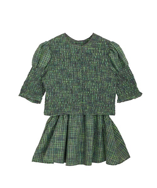 MEDI BUSTIER SET SHIRRING SHORT TOP（シャツ/ブラウス