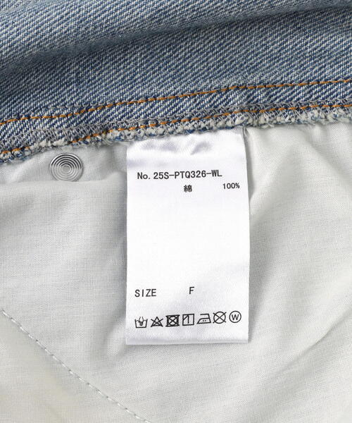 WHITELAND(ホワイトランド)の「WHITELAND/ホワイトランド/DENIM DOUBLE KNEE SHORT PANT(デニムパンツ・レディース・その他35・F)」の8枚目の写真