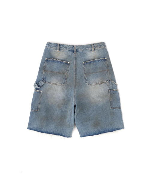 WHITELAND/ホワイトランド/DENIM DOUBLE KNEE SHORT PANT