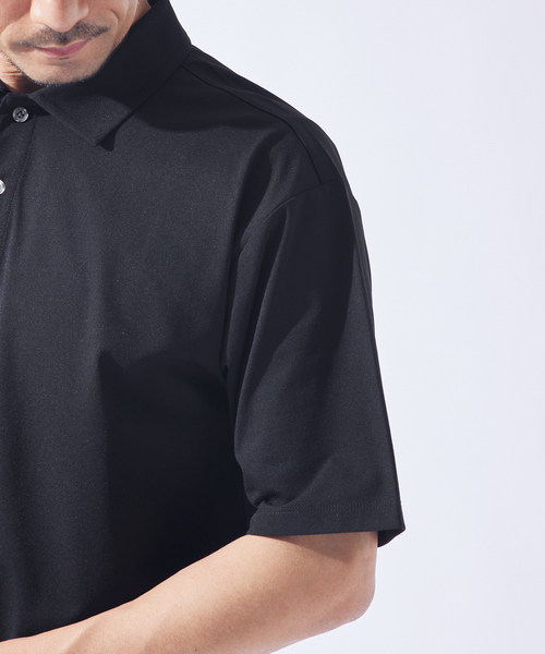 ABAHOUSE GRAY（アバハウスグレイ）の「【速乾 / DRY MAX】半袖ポロシャツ（ポロシャツ・メンズ・ホワイト/グレイッシュベージュ/グレイッシュブルー/チャコールグレー/ブラック・44/46/48/50）」の10枚目の写真
