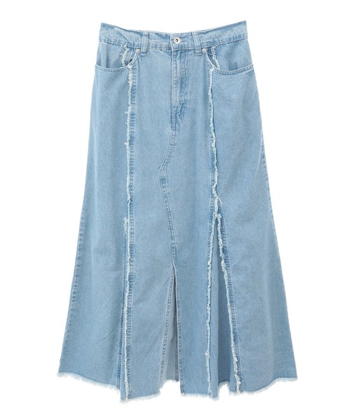 Sugar spoon（シュガースプーン）の「・SUGAR SPOON デニムマーメイドスカート（スカート・レディース・ブラック/インディゴブルー・FREE）」の11枚目の写真