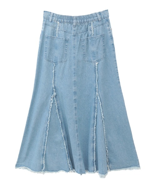 Sugar spoon（シュガースプーン）の「・SUGAR SPOON デニムマーメイドスカート（スカート・レディース・ブラック/インディゴブルー・FREE）」の12枚目の写真