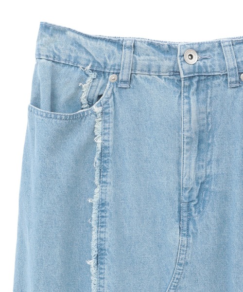 Sugar spoon（シュガースプーン）の「・SUGAR SPOON デニムマーメイドスカート（スカート・レディース・ブラック/インディゴブルー・FREE）」の13枚目の写真