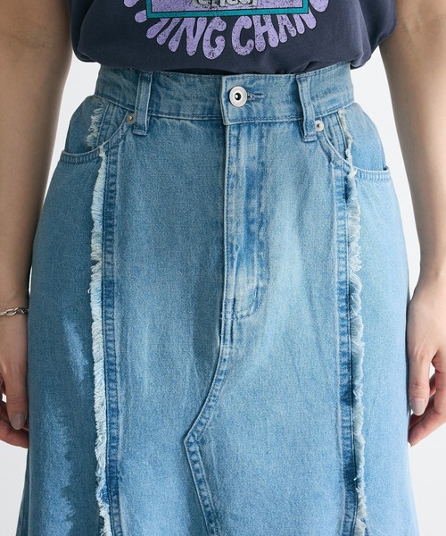 Sugar spoon（シュガースプーン）の「・SUGAR SPOON デニムマーメイドスカート（スカート・レディース・ブラック/インディゴブルー・FREE）」の8枚目の写真