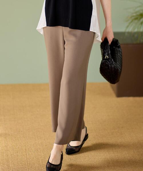 Reflect(リフレクト)の「【私のパンツ/UVカット/マシンウォッシュ可】フレアシルエットパンツ(その他パンツ・レディース・ブラック/カーキ/ベージュ・09/11/07/05/13/15 /17)」の3枚目の写真