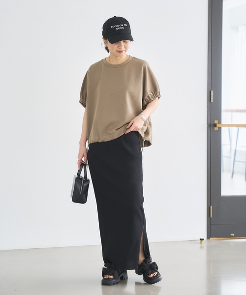 KARIN TAKUBO×LE TALONフリルクロススリングバックサンダル
