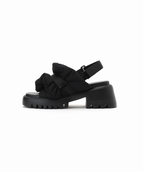 ルタロン FRILL CROSS SLING BACK SANDALS KARIN TAKUBO×LE TALONフリルクロススリングバックサンダル