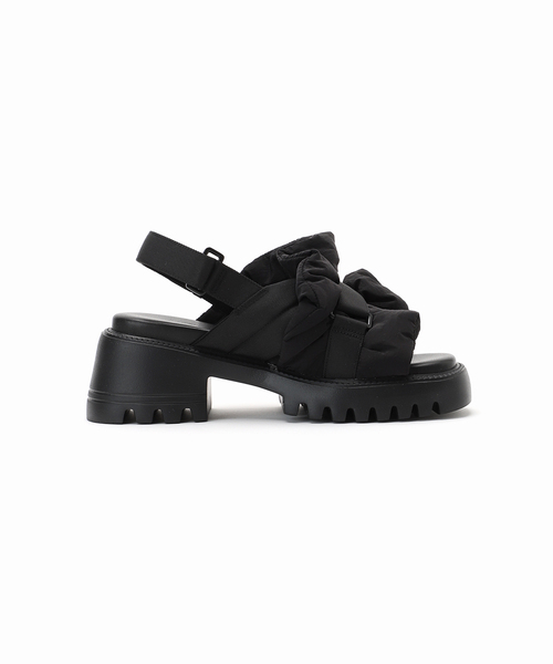 ルタロン FRILL CROSS SLING BACK SANDALS KARIN TAKUBO×LE TALONフリルクロススリングバックサンダル