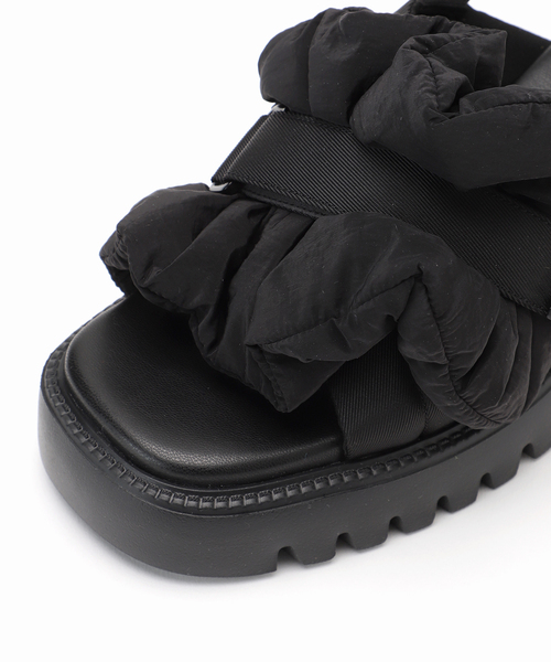 ルタロン FRILL CROSS SLING BACK SANDALS KARIN TAKUBO×LE TALONフリルクロススリングバックサンダル
