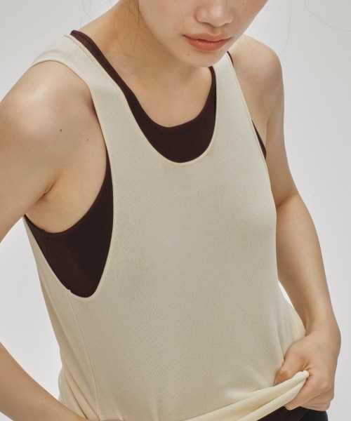 Highgauge Knit Tanktop（タンクトップ）｜TODAYFUL（トゥデイ