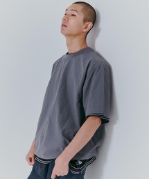 B.C STOCK（ベーセーストック）の「C.B.P ナイロン クルーネック半袖Tシャツ（Tシャツ/カットソー）」