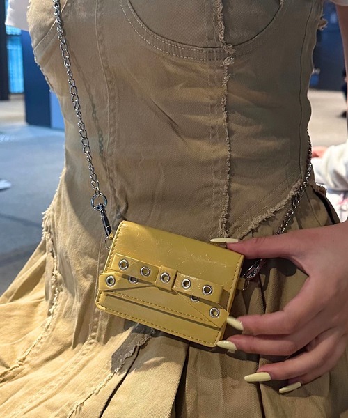 FOREVER 21(フォーエバー トゥエンティーワン)の「【2025SS】リボンミニウォレット(財布・レディース・ブルー/イエロー/ブラック・FREE)」の3枚目の写真