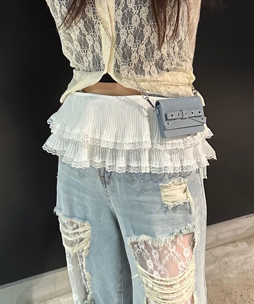 FOREVER 21(フォーエバー トゥエンティーワン)の「【2025SS】リボンミニウォレット(財布・レディース・ブルー/イエロー/ブラック・FREE)」の6枚目の写真