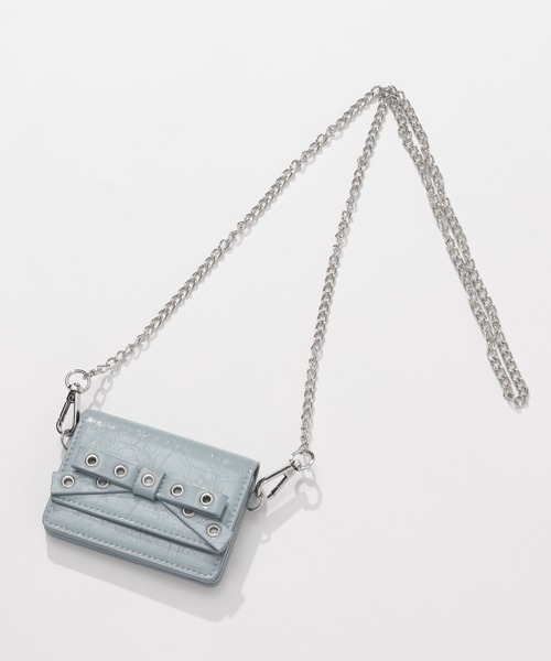 FOREVER 21(フォーエバー トゥエンティーワン)の「【2025SS】リボンミニウォレット(財布・レディース・ブルー/イエロー/ブラック・FREE)」の8枚目の写真