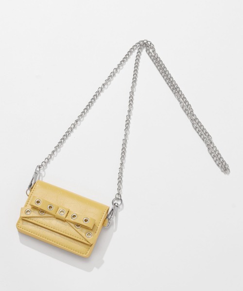 FOREVER 21(フォーエバー トゥエンティーワン)の「【2025SS】リボンミニウォレット(財布・レディース・ブルー/イエロー/ブラック・FREE)」の9枚目の写真