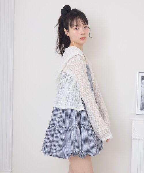 ems excite(エムズエキサイト)の「バルーンミニキャミOP(ワンピース・レディース・ホワイト/レッド系その他2/ブラック/ブルー系その他2・FREE)」の13枚目の写真