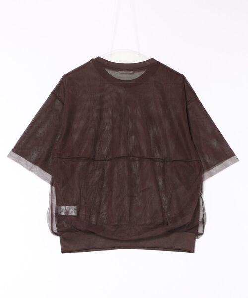tシャツ 「 AGAWD / アガウド 」Mesh Layered Pullover / メッシュレイヤードプルオーバー　 レディース メンズ AGAWD / アガウド 】Mesh Layered Pullover / メッシュ