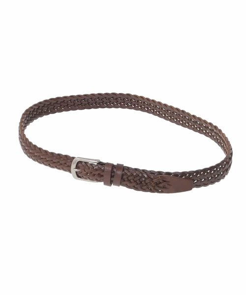 a.v.v（アーヴェヴェ）の「【本革】レザーメッシュベルト（ベルト・メンズ・ブラック/ブラウン・46）」の3枚目の写真