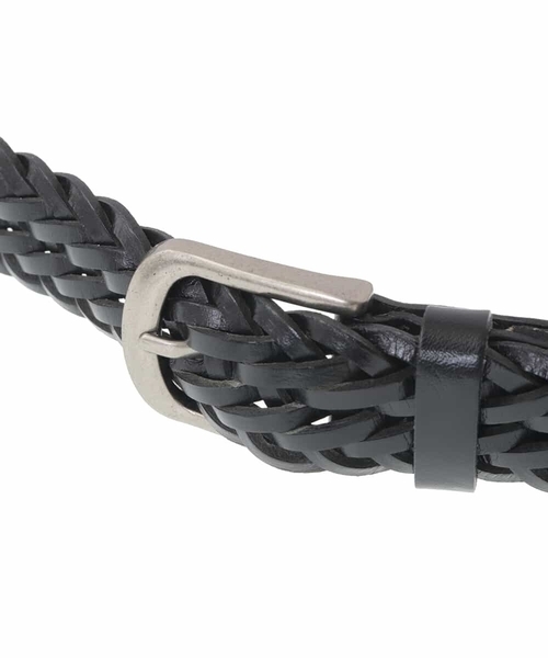 a.v.v（アーヴェヴェ）の「【本革】レザーメッシュベルト（ベルト・メンズ・ブラック/ブラウン・46）」の6枚目の写真