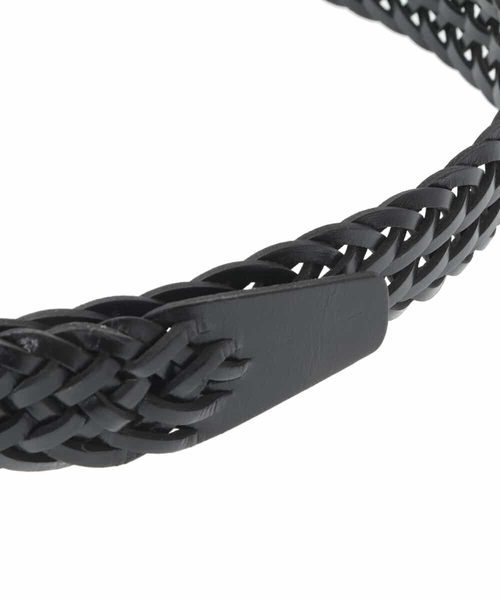 a.v.v（アーヴェヴェ）の「【本革】レザーメッシュベルト（ベルト・メンズ・ブラック/ブラウン・46）」の7枚目の写真