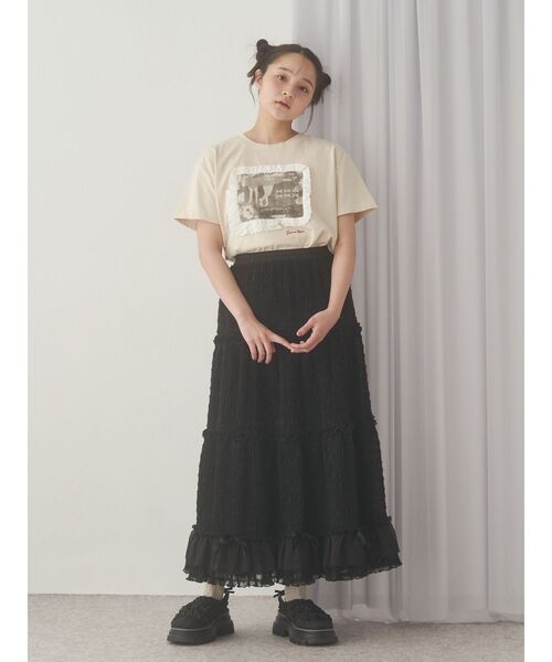 merry jenny（メリージェニー）の「Puffer ribbon sabot（サンダル・レディース・ブラウン/ブラック・MEDIUM/LARGE）」の16枚目の写真