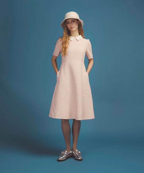 TOCCA（トッカ）の「RIBBON KNOT WOOLY BUCKETHAT バケットハット（ハット・レディース・アイボリー系/ライトグレー系/ブラック系・F）」の20枚目の写真