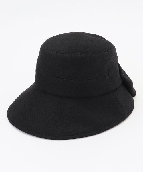 TOCCA（トッカ）の「RIBBON KNOT WOOLY BUCKETHAT バケットハット（ハット・レディース・アイボリー系/ライトグレー系/ブラック系・F）」の9枚目の写真